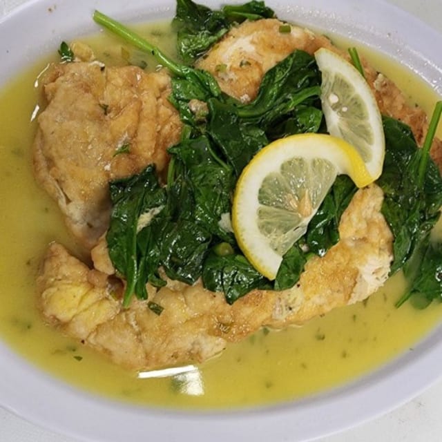 Chicken Florentine.