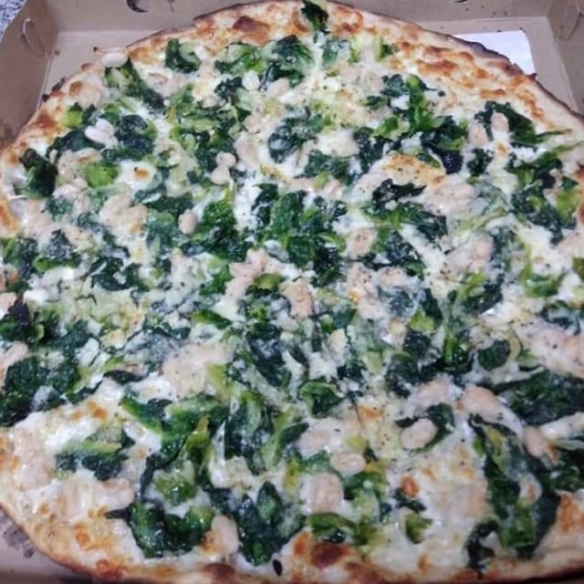 White Escarole & Beans Pizza (Large).