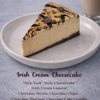 Irish Cream Cheesecake